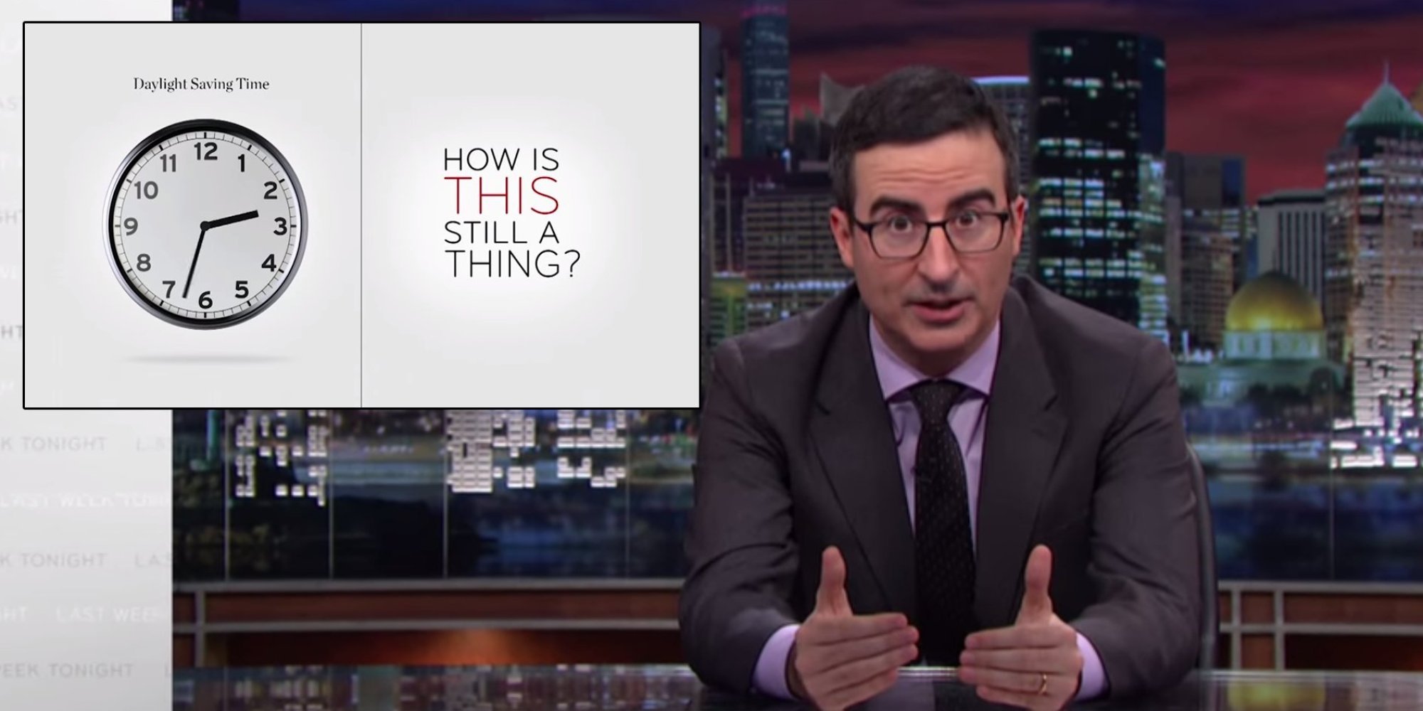 Why do we have daylight savings john oliver has no idea