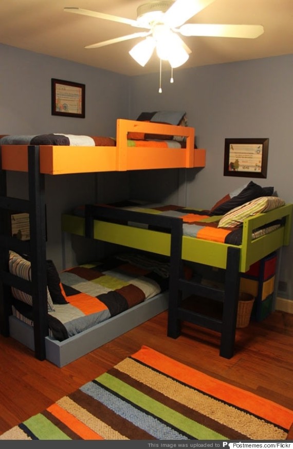 triple bunk beds