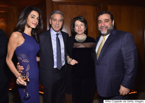 George And Amal Clooney Attend '100 Lives' Commemoration 