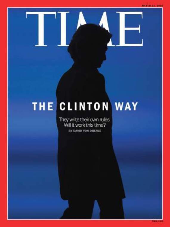 time hillary clinton cover