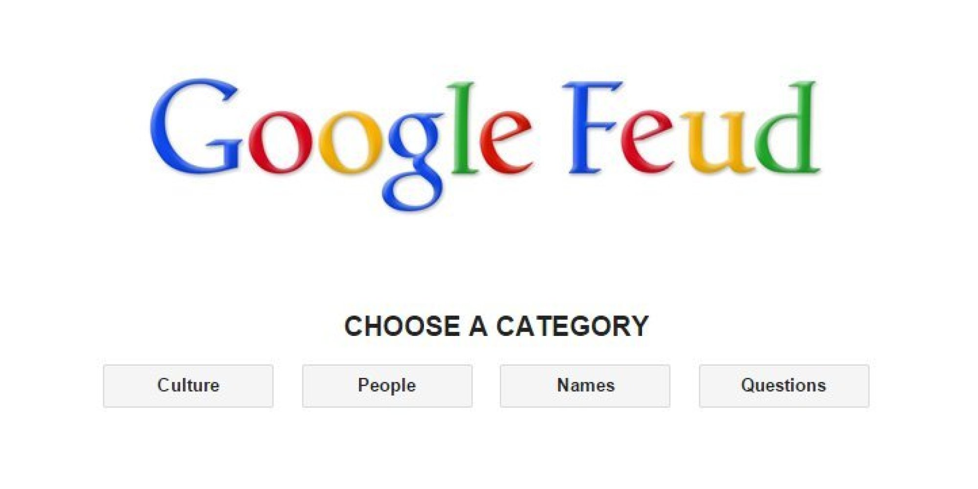 Google feud answers 2023