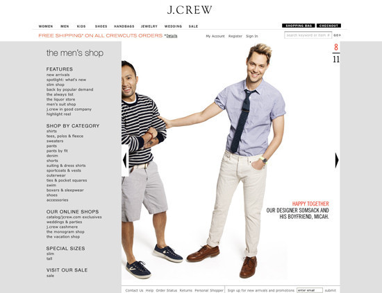 J.Crew Praised For Including Gay Couple In Catalog | HuffPost