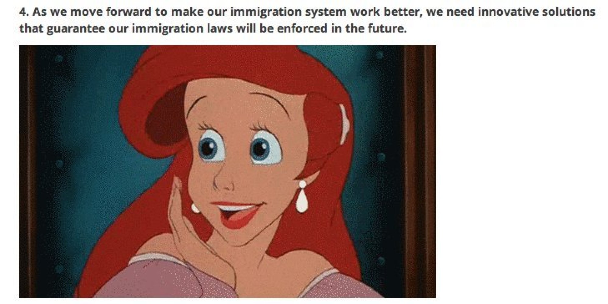 Republicans Try To Sell Border Security Bills With 'Little Mermaid ...