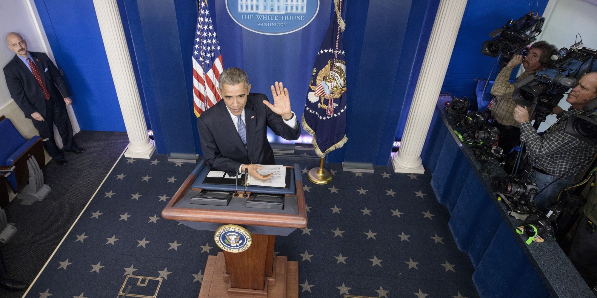 Here's Where Everyone Sits In The White House Briefing Room | HuffPost