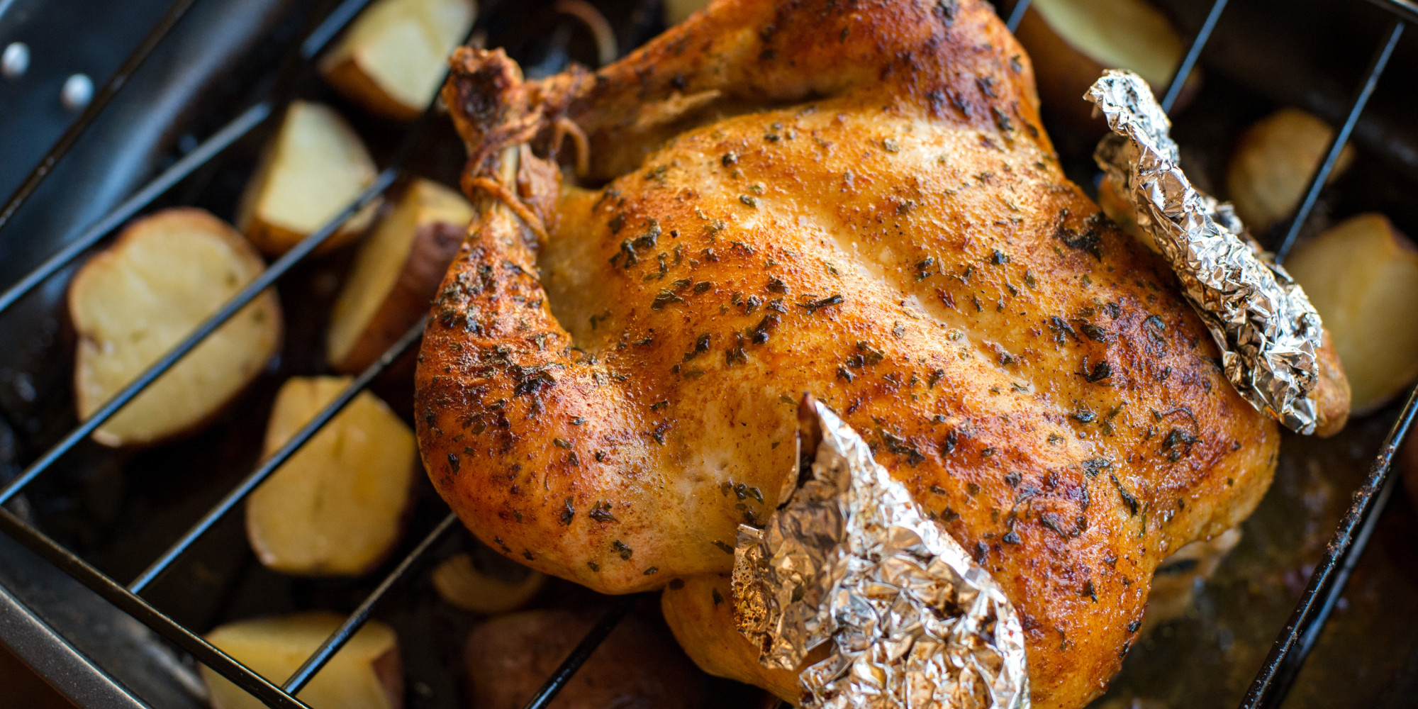 An Easy Roast Chicken Dinner -- on the Grill | HuffPost