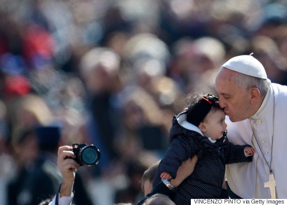 pope francis kissing