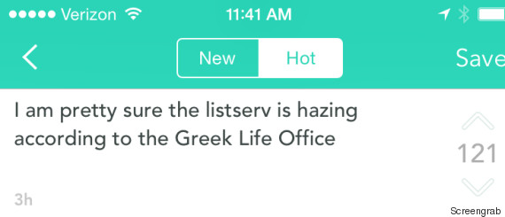 hazing