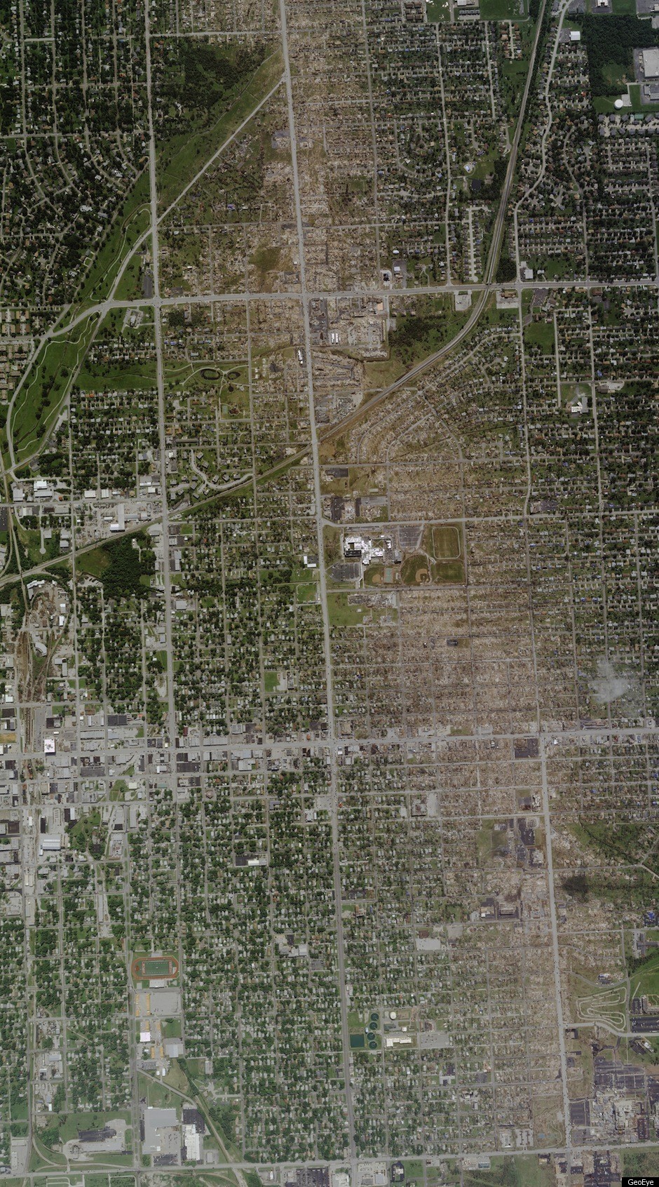 joplin missouri tornado path length