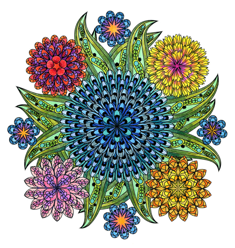 This Mandala Coloring Book For Grown Ups Is The Creative's Way To