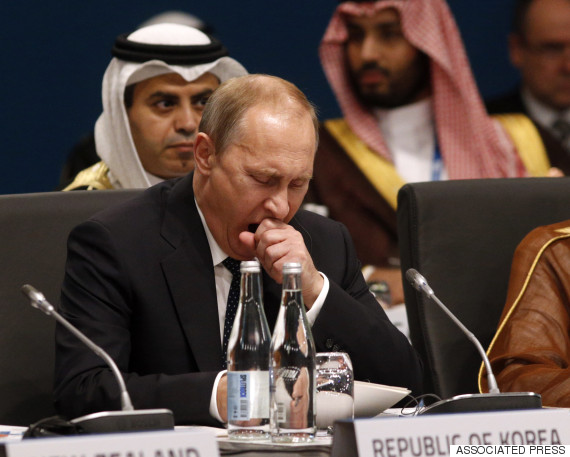 putin yawn