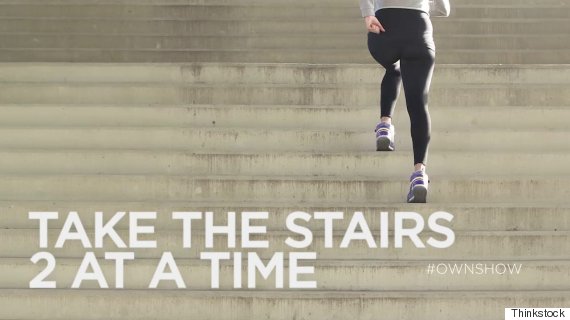 own ownshow 10 minute workout stairs