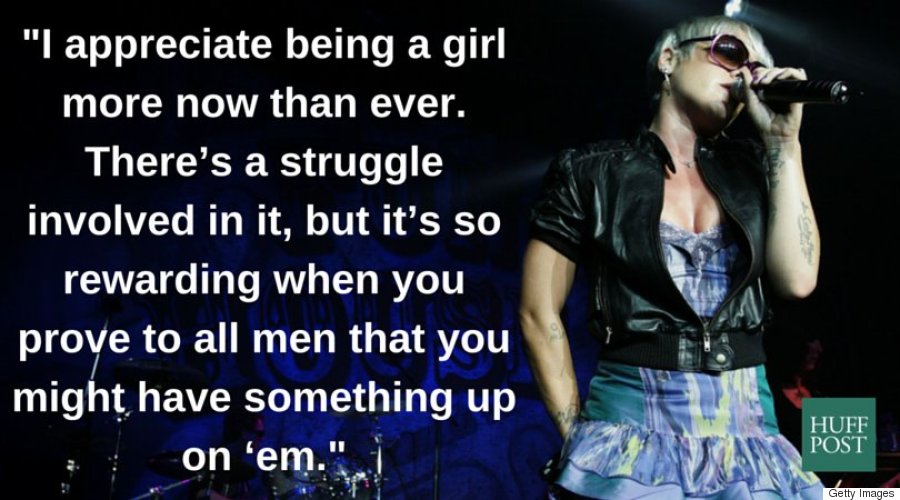 Times P Nk Proved That Every Woman Should Be Able To Define Herself Huffpost