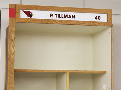 Saving the locker of former Cardinals safety and military hero Pat