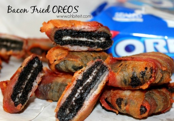 bacon fried oreos