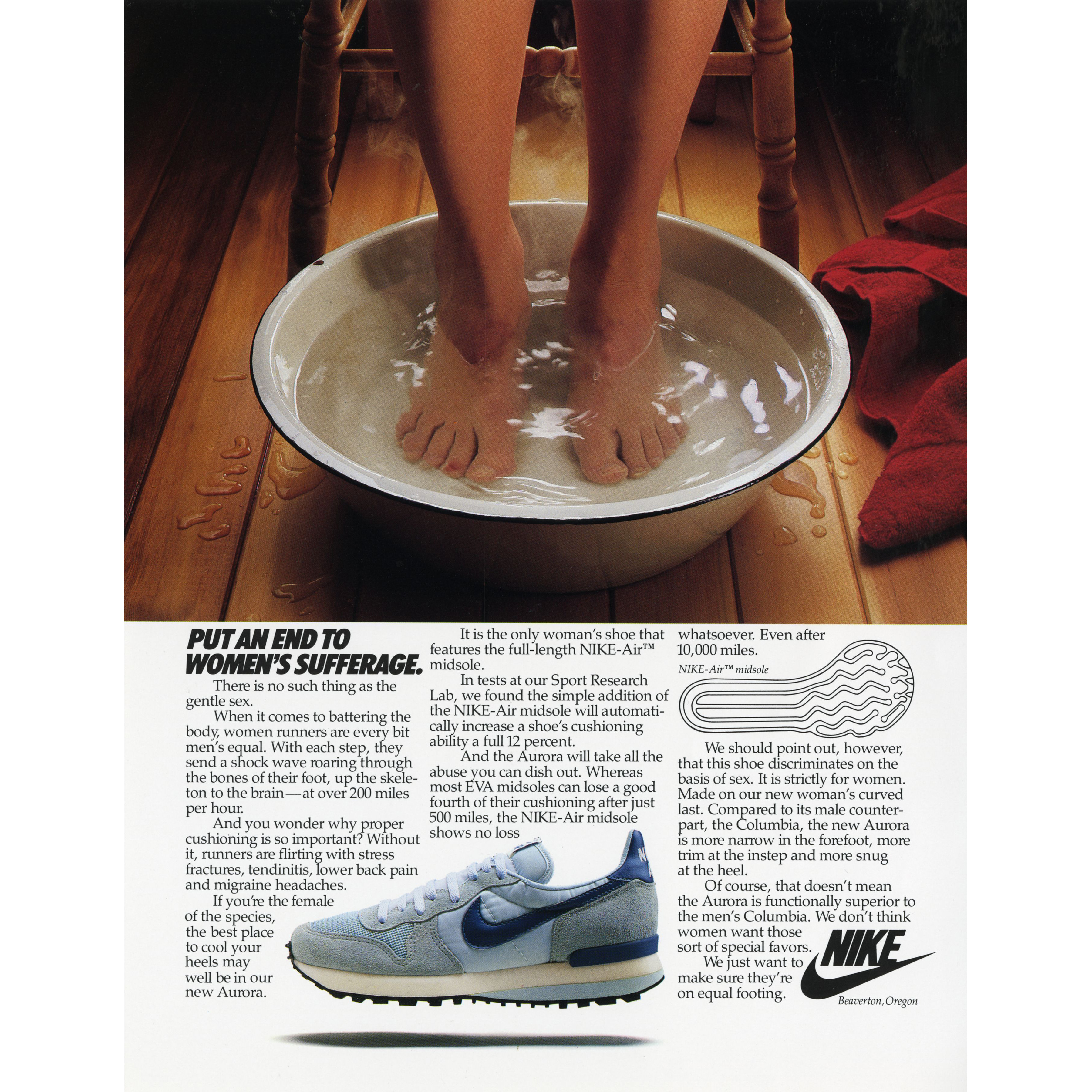 retro nike ad