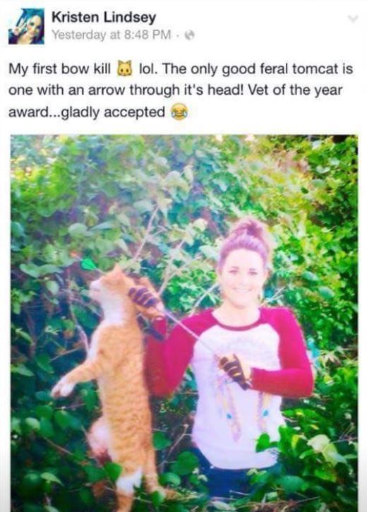 Vet Who Bragged About Killing Cat With Bow And Arrow Will Not Be