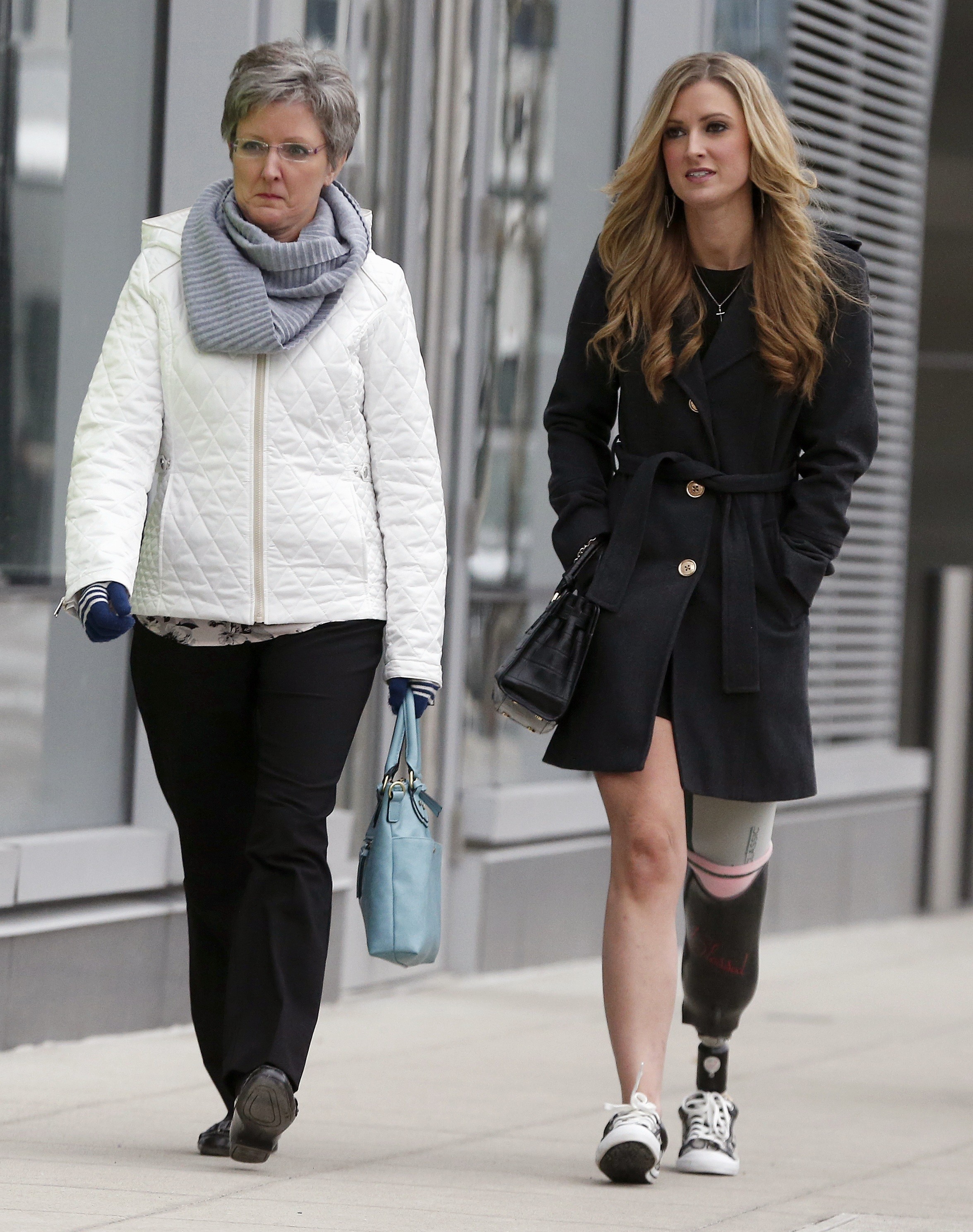 Boston Marathon Bombing Survivor Rebekah Gregory Crosses Finish Line 2