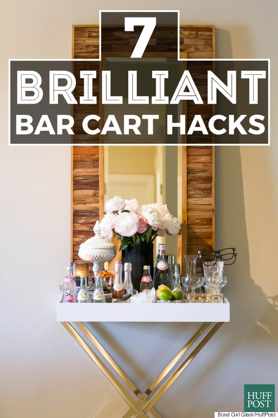 bar cart hacks