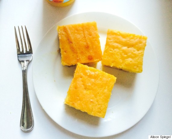 orange cake squares