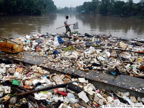 indonesia trash