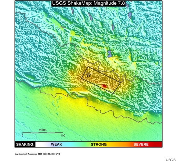 shake map