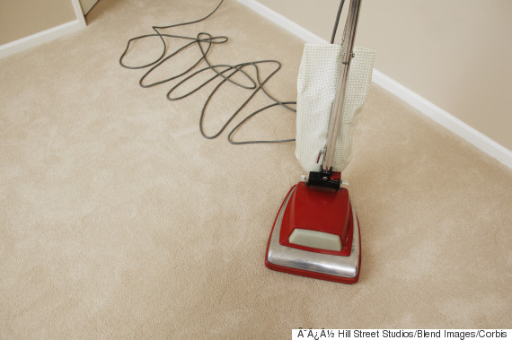 cleaning carpet