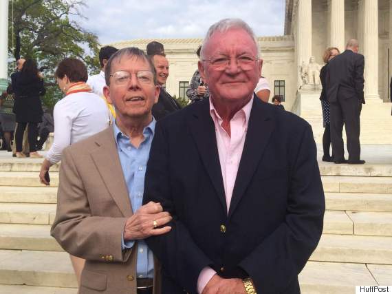 Kentucky plaintiffs Jimmy Meade and Luke Barlowe, who met in 1968 and have been married since 2009.