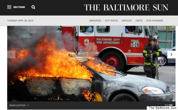 baltimore sun homepage