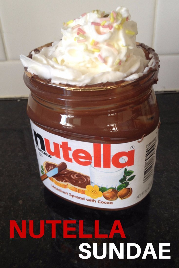 nutella sundae