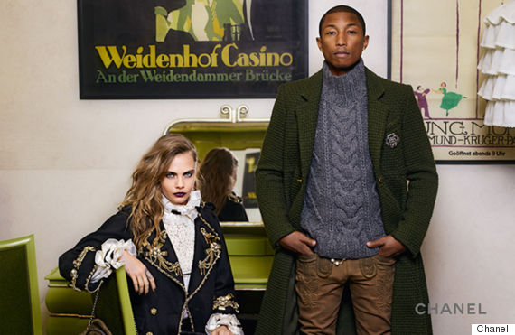 Chanel Debuts Latest Campaign Starring Pharrell Williams And Cara