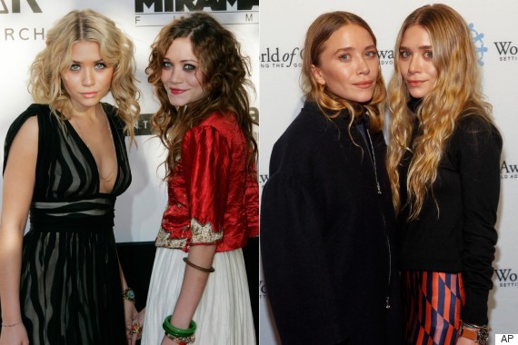 mary kate and ashley then and now