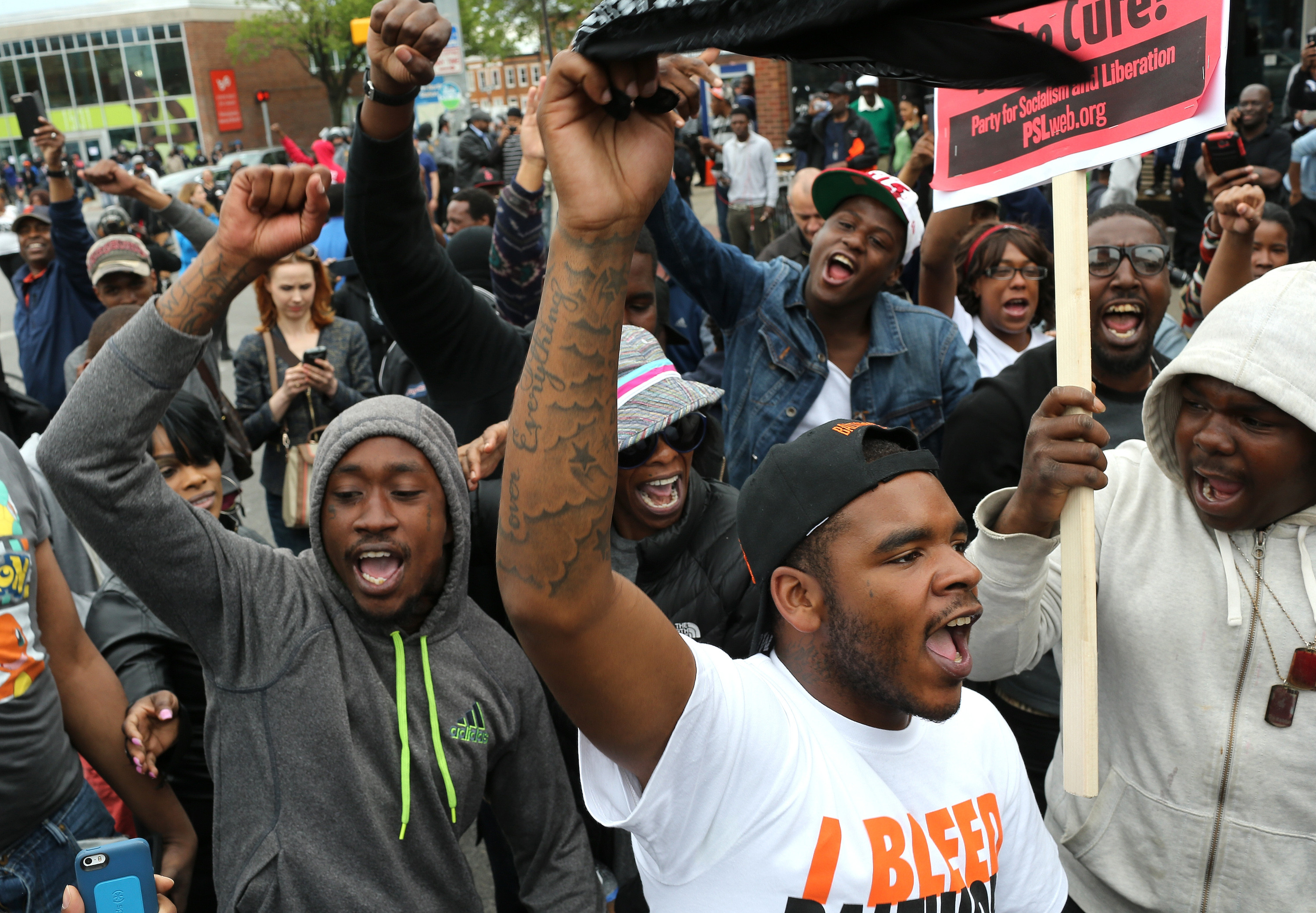 Baltimore Protesters Rejoice Over Charges In Freddie Gray's Death ...