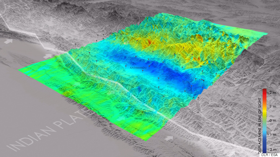 nepal earthquake everest shrinks