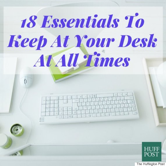 The 18 Items To Keep At Your Desk If You Want To Nail Your Day At The Office