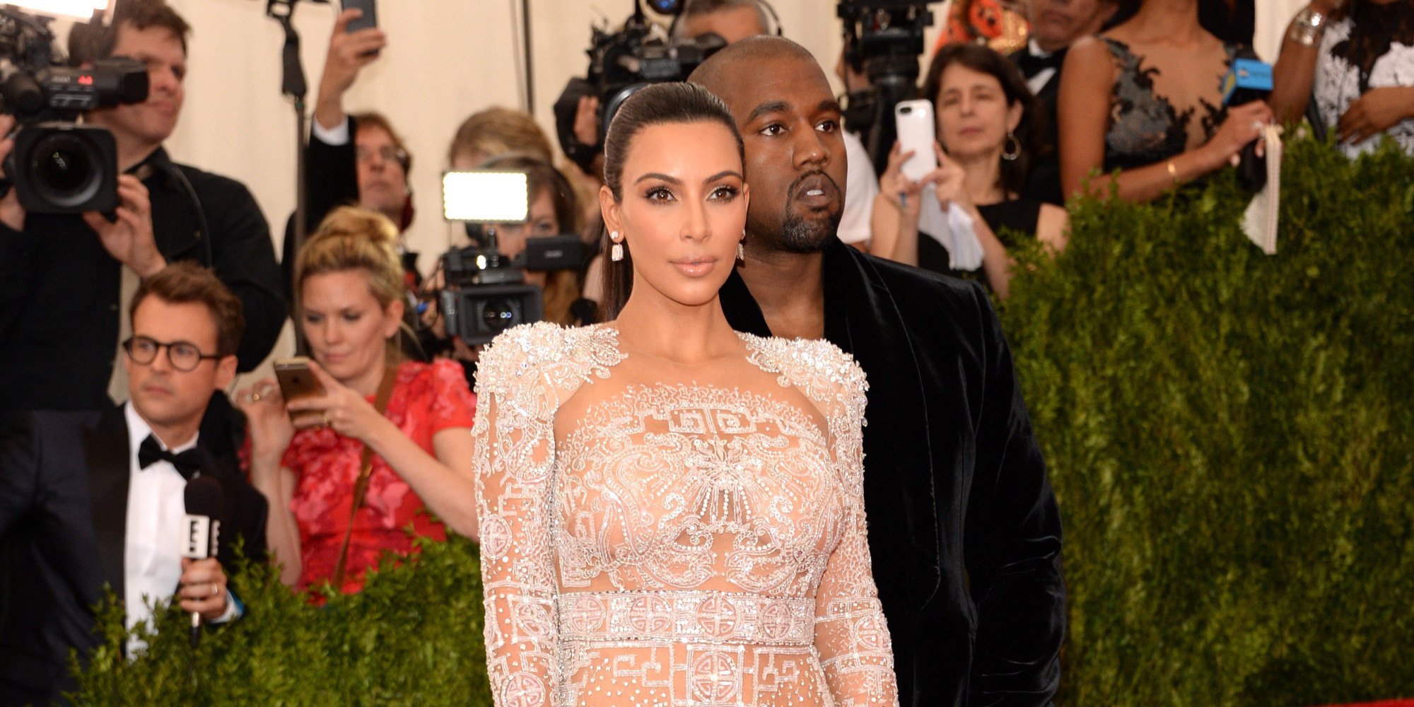 Kim Kardashian And Kanye West Take Over The Met Gala Red Carpet | HuffPost