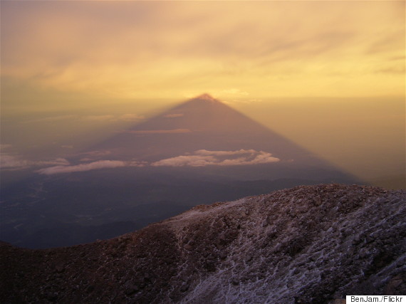 mountain shadow