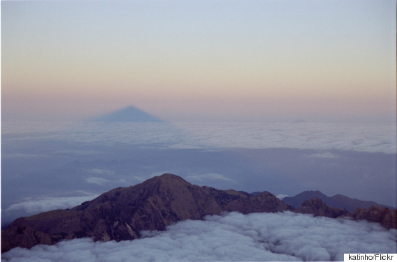 mountain shadow