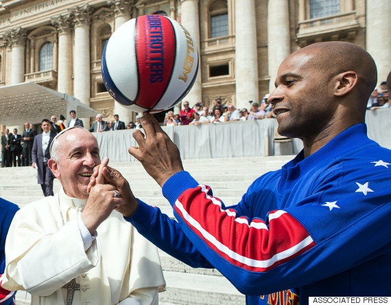 pope francis globetrotters