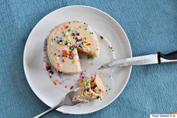 cake batter pancakes