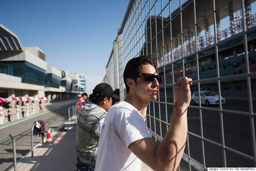 adrien on fence