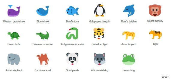 endangered emoji