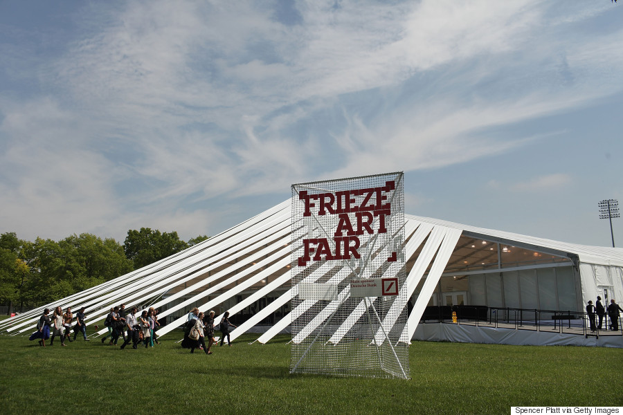 frieze art fair tent