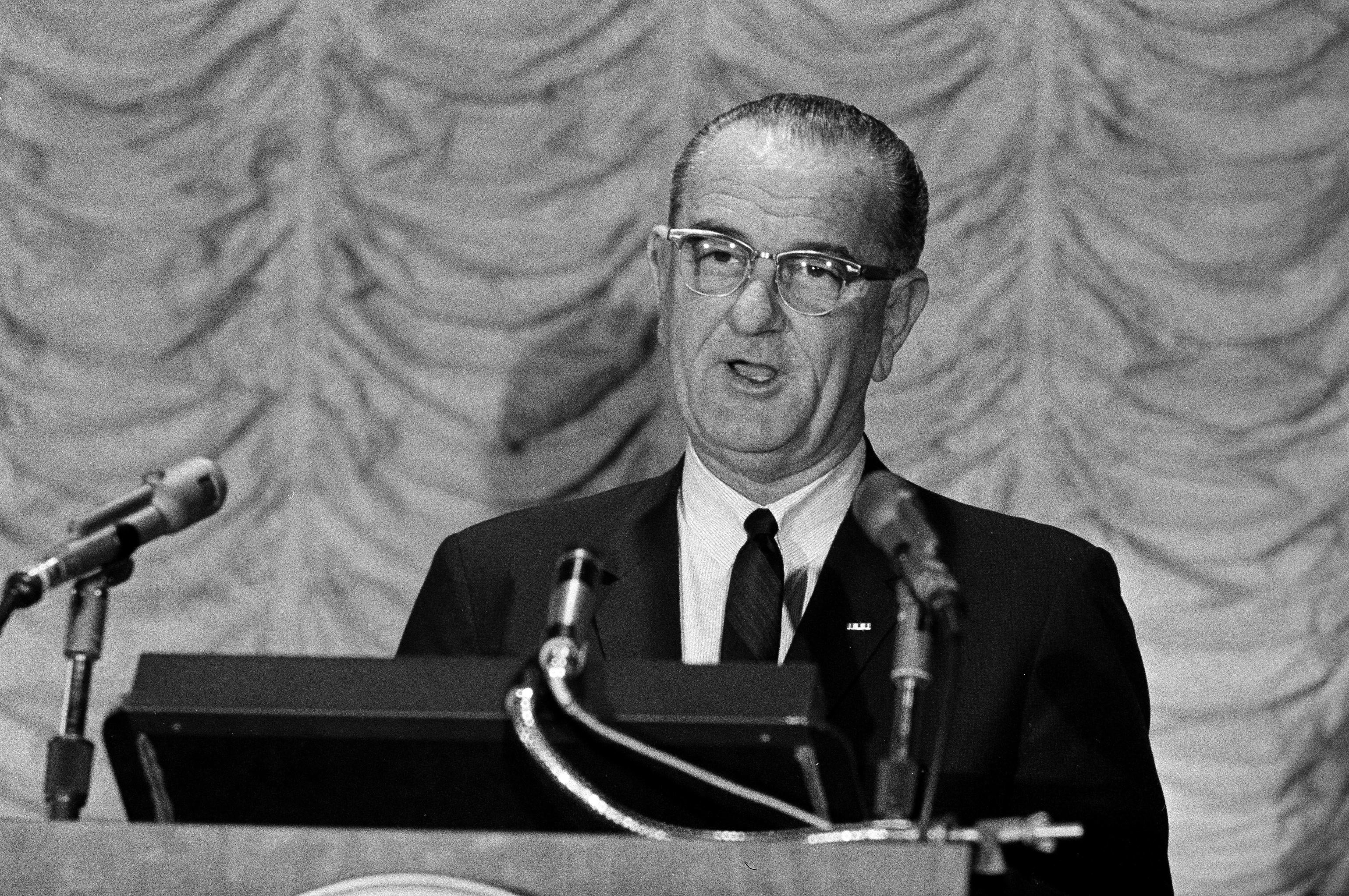 president lyndon johnson