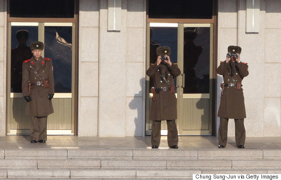 north korea guard