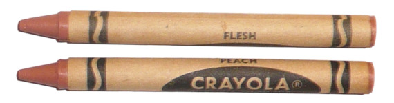 flesh color crayon