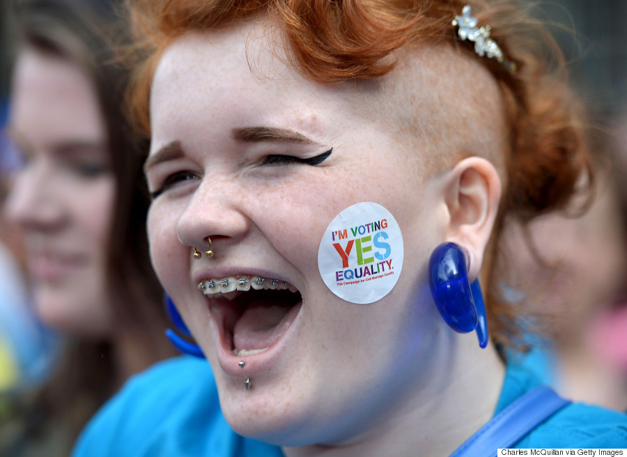 Ireland Gay Marriage Vote Spurs Emotional Celebrations In Photos Huffpost The World Post