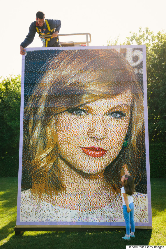 Taylor Swift's Lego Portrait Is The Weirdest Thing You'll See All