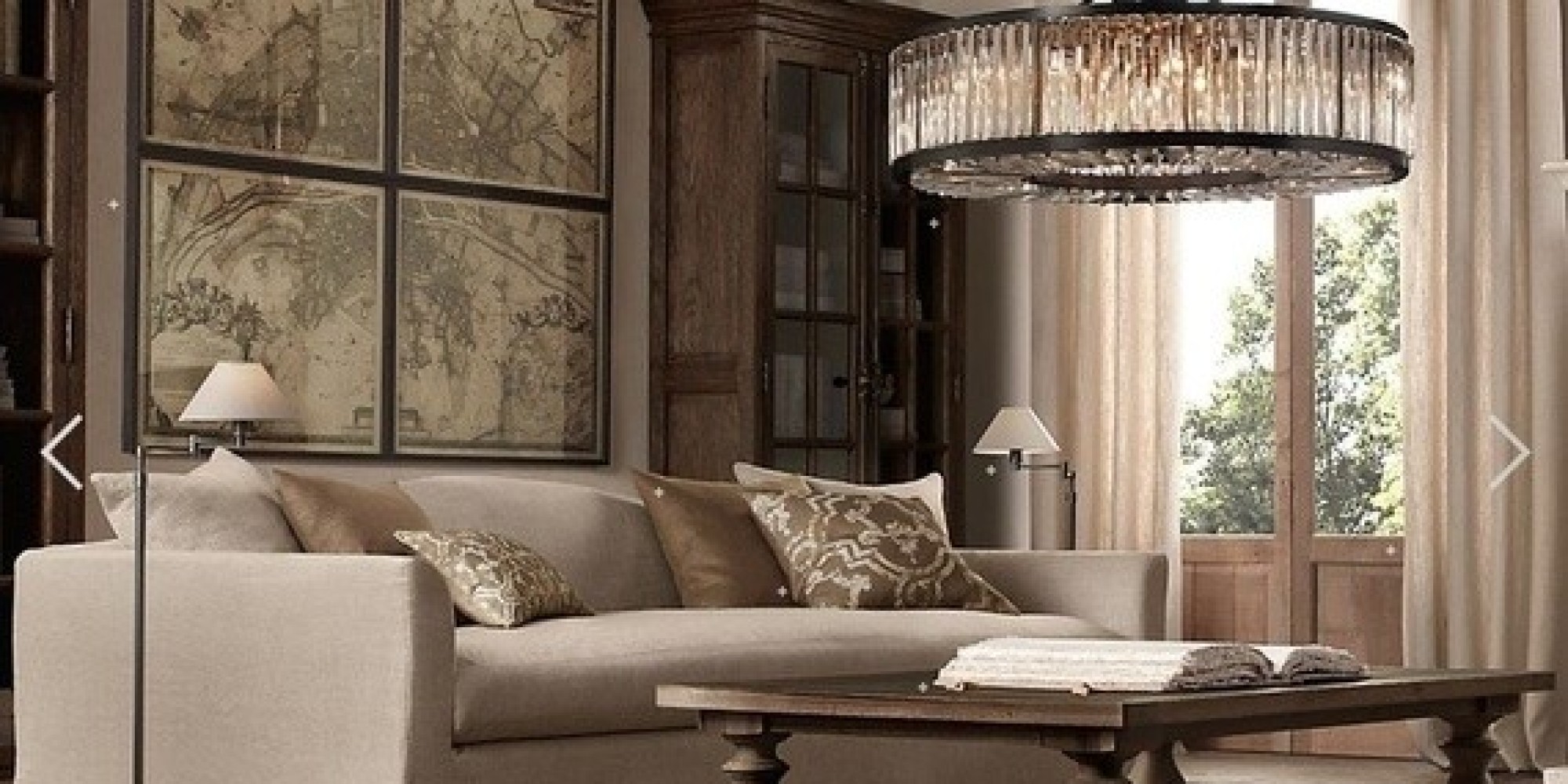 Gramercy home. Ресторейшн Хардвар. Люстра Welles Clear Crystal Round Restoration Hardware 68060841. Gramercy Home интерьеры. Restoration Hardware мебель.