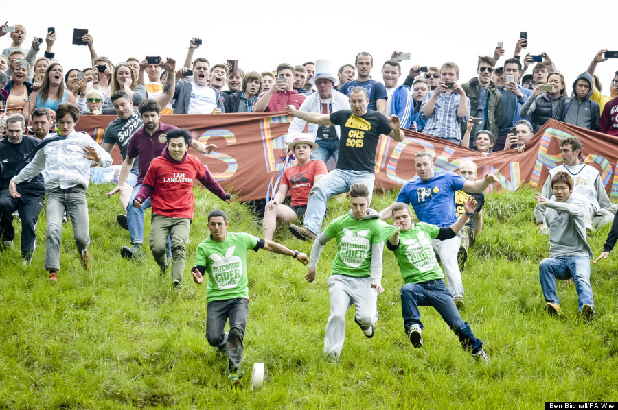 Cheese Rolling Race Looks Like A Dangerous, Smelly Way To Spend The Day