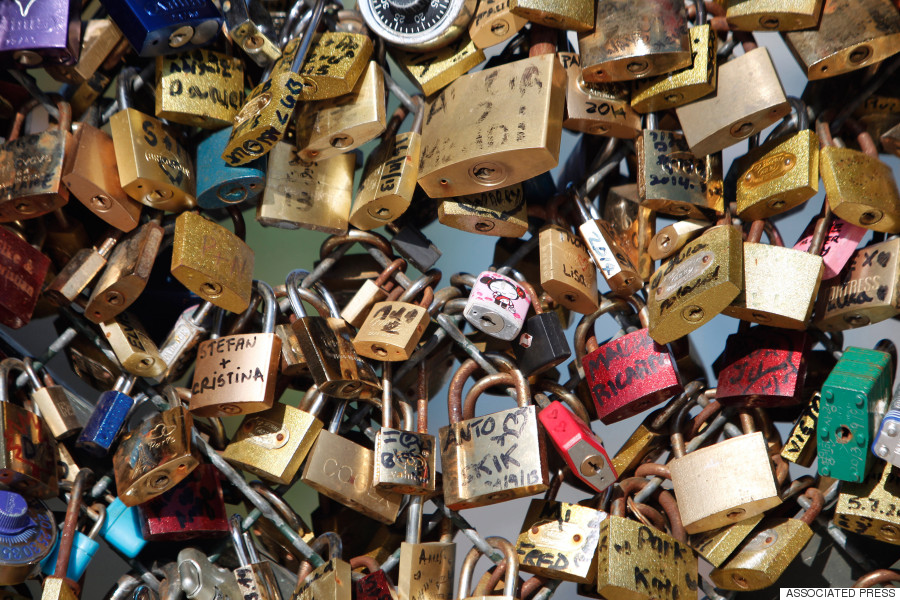 love locks paris